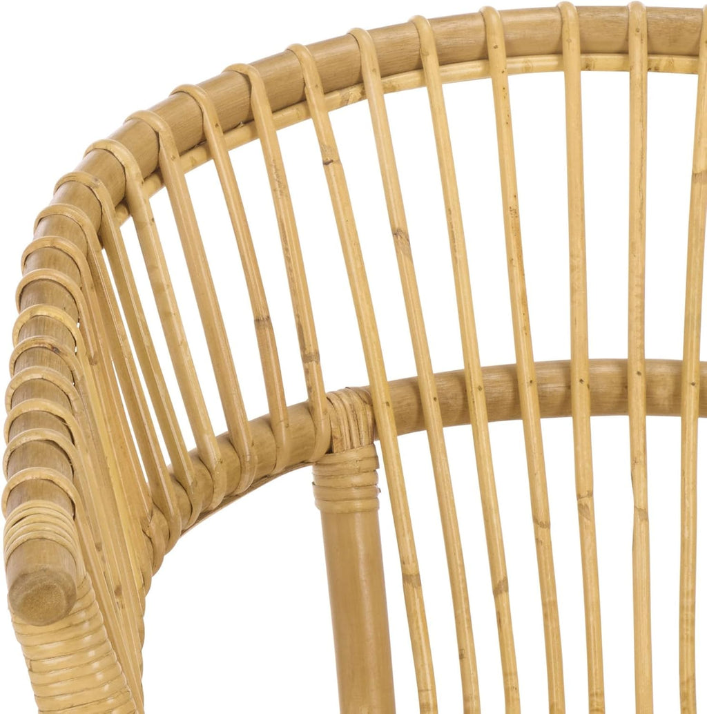 Natural Rattan Woven Accent Chair