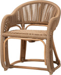 Natural Rattan Accent Chair