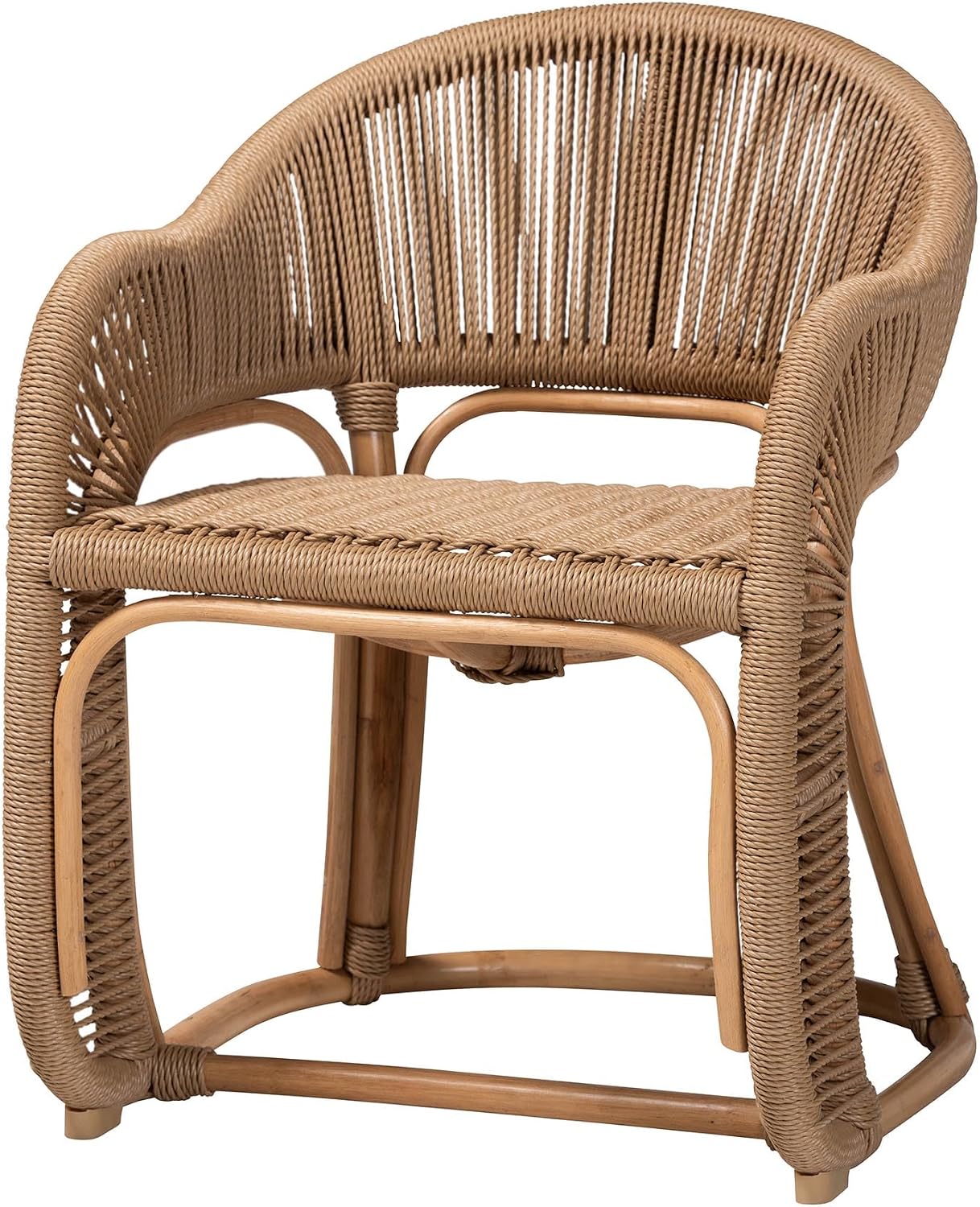 Natural Rattan Accent Chair