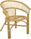 Natural Rattan Woven Accent Chair