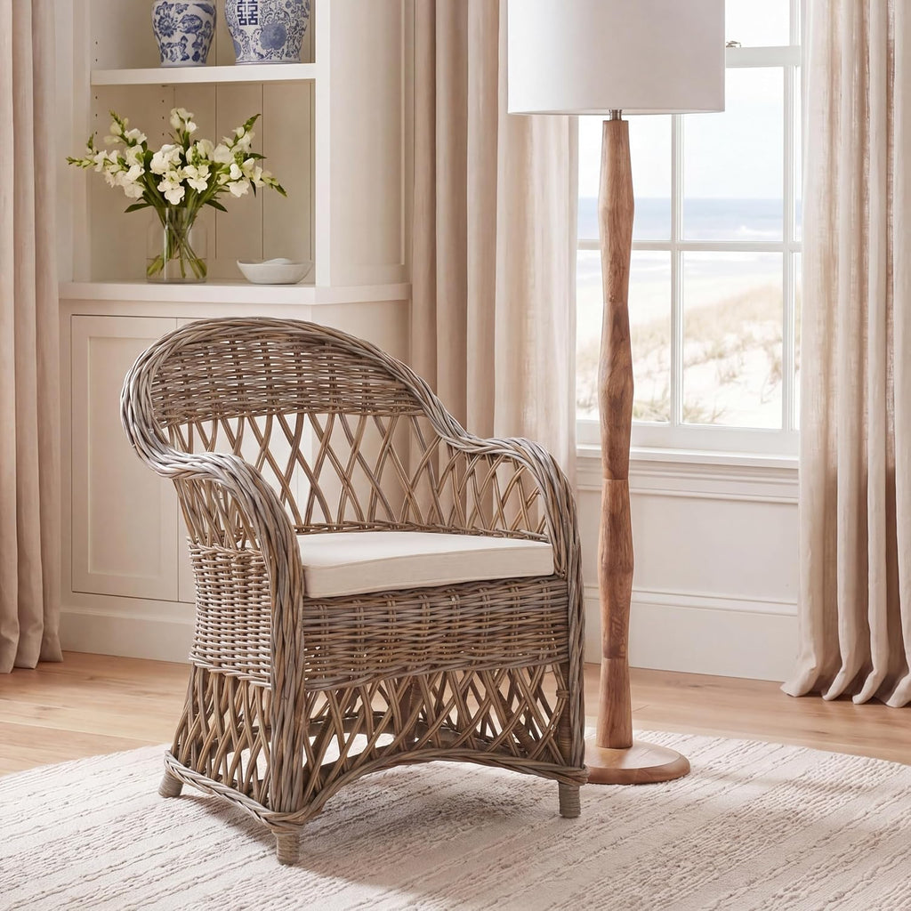 Natural Wicker Inez Club Chair