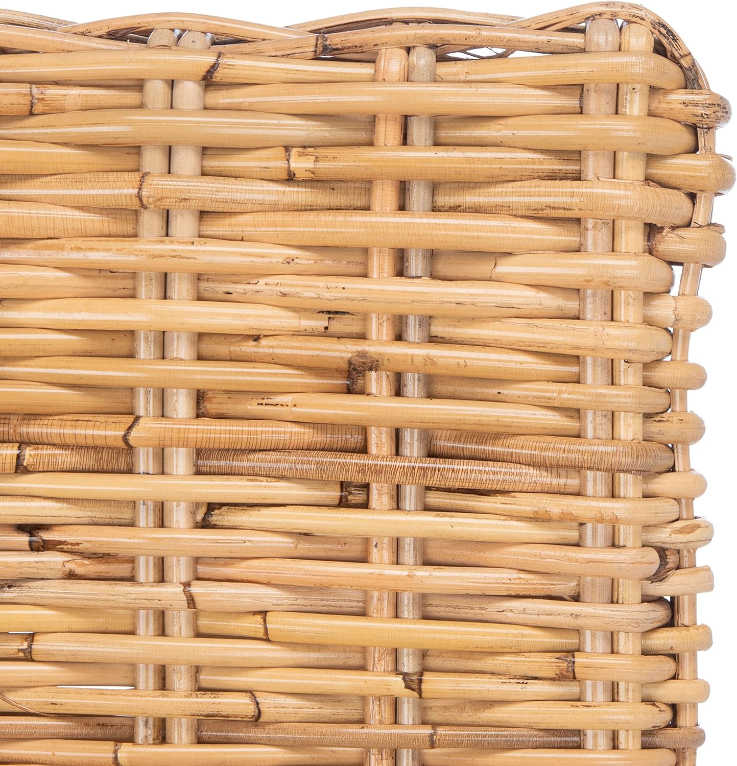 Natural White Rattan Cushion Accent Chair